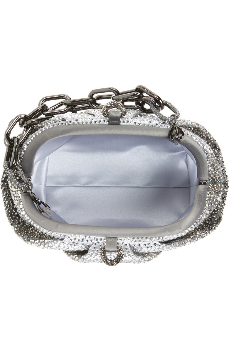 JUDITH LEIBER COUTURE Gemma Crystal Embellished Dégradé Clutch, Alternate, color,
