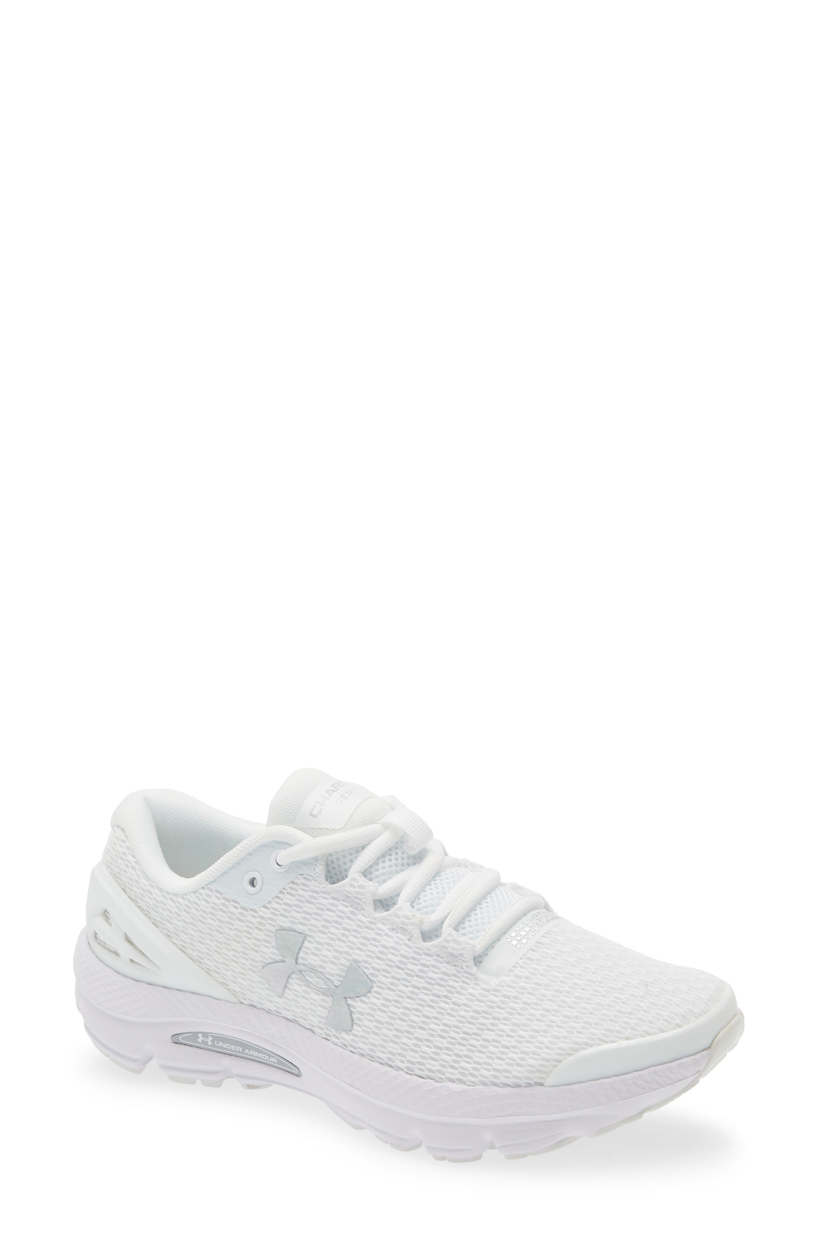 Under Armour Charged Gemini Running Shoe, Main, color, White