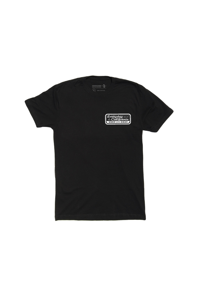 Surf Shop Tee Shirt, Main, color, Black