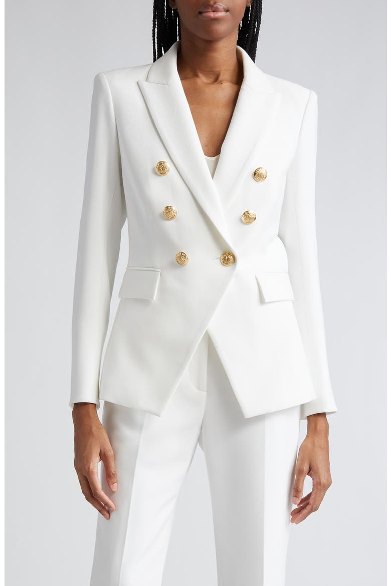 Miller Linen Blend Dickey Jacket, Main, color, WHITE