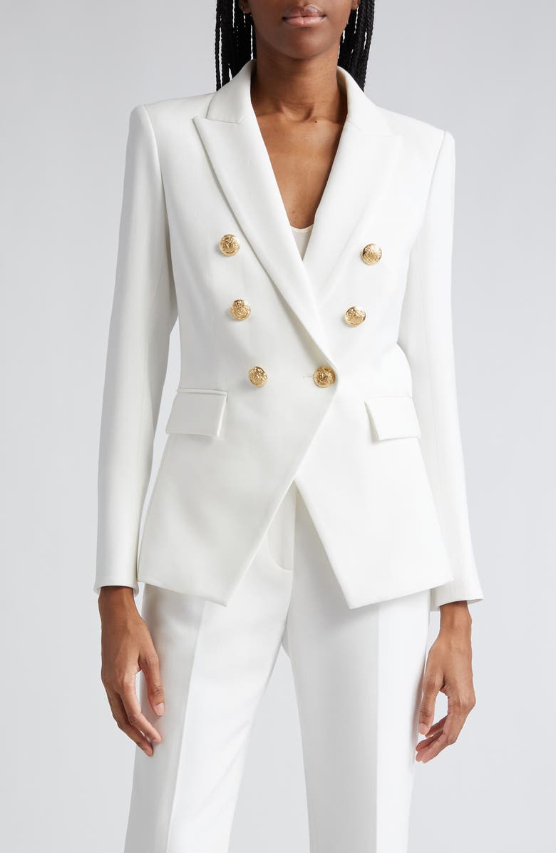 Veronica Beard Miller Linen Blend Dickey Jacket, Main, color, 