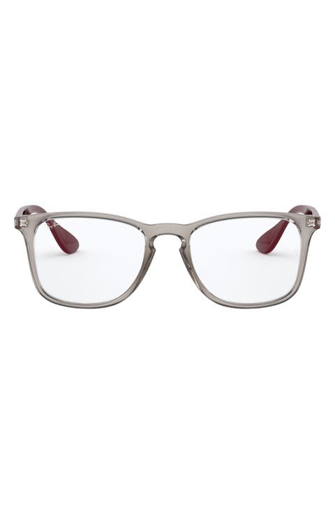 Unisex 52mm Square Optical Glasses