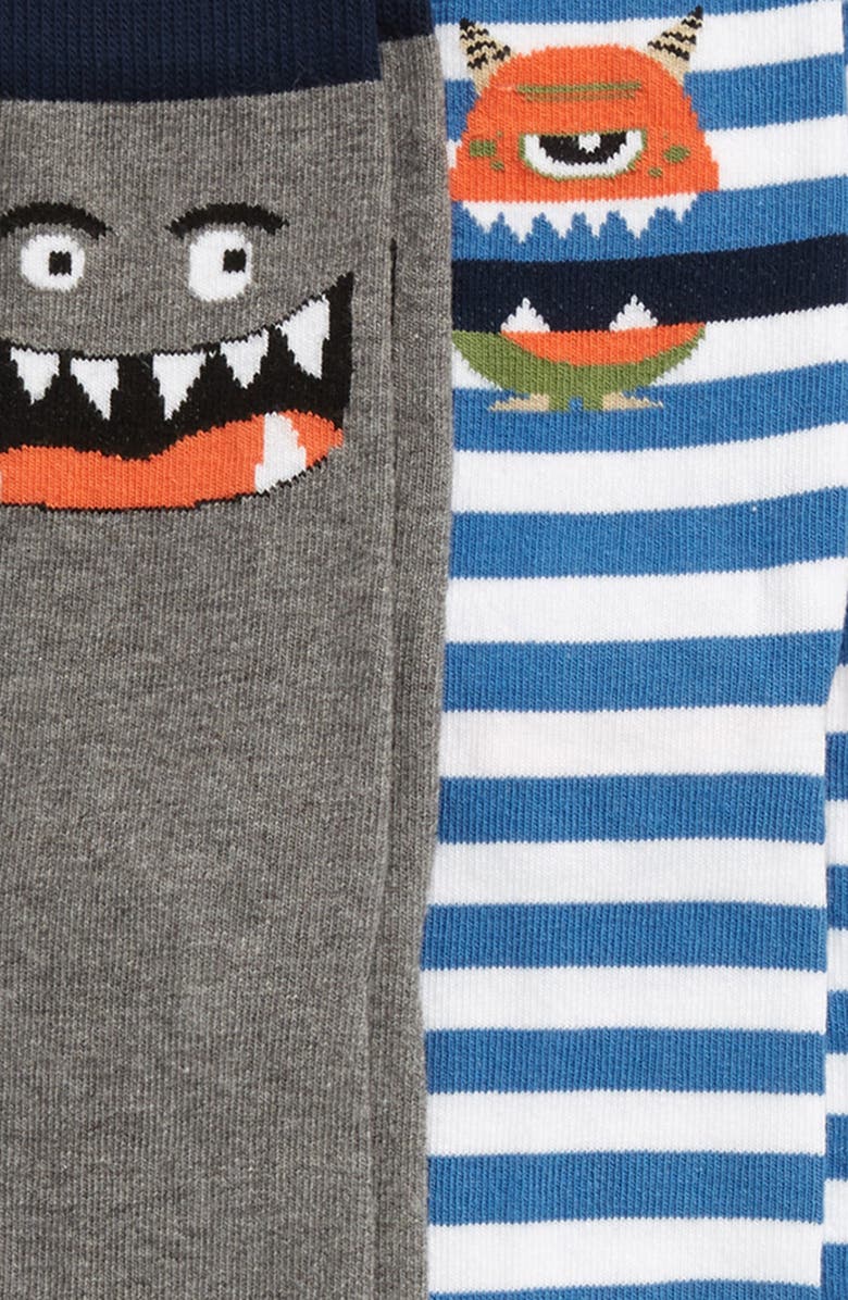 Tucker + Tate Silly Monster 6-Pack Crew Socks, Alternate, color,