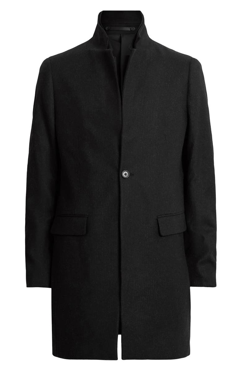 AllSaints Wixx Marled Topcoat, Alternate, color, 
