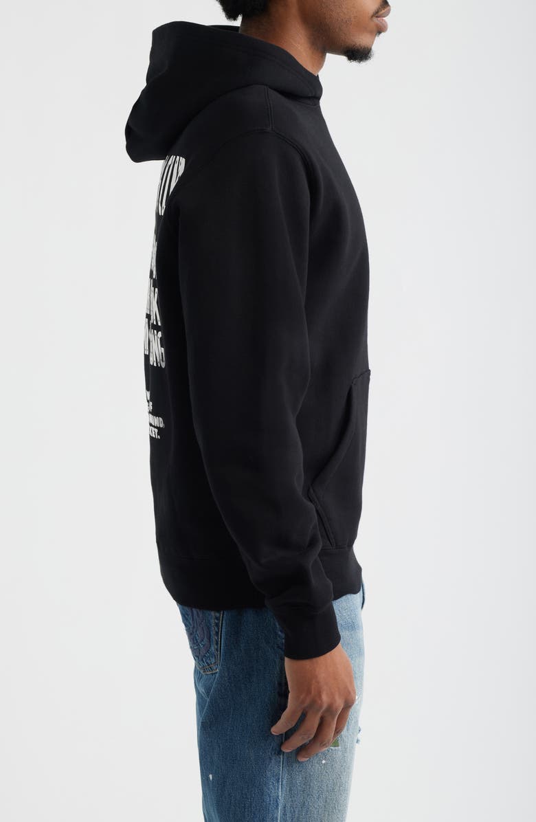 Billionaire Boys Club Satellite Graphic Cotton Hoodie, Alternate, color, Black