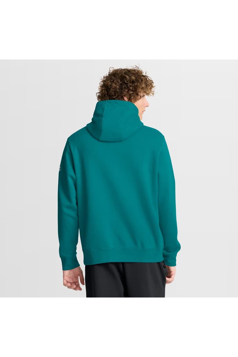Men's Nike Aqua Miami Dolphins Club Fleece Pullover Hoodie, Alternate, color, Aqua