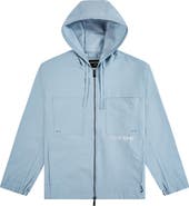 PAPER PLANES Seersucker Hooded Jacket