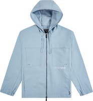 PAPER PLANES Seersucker Hooded Jacket