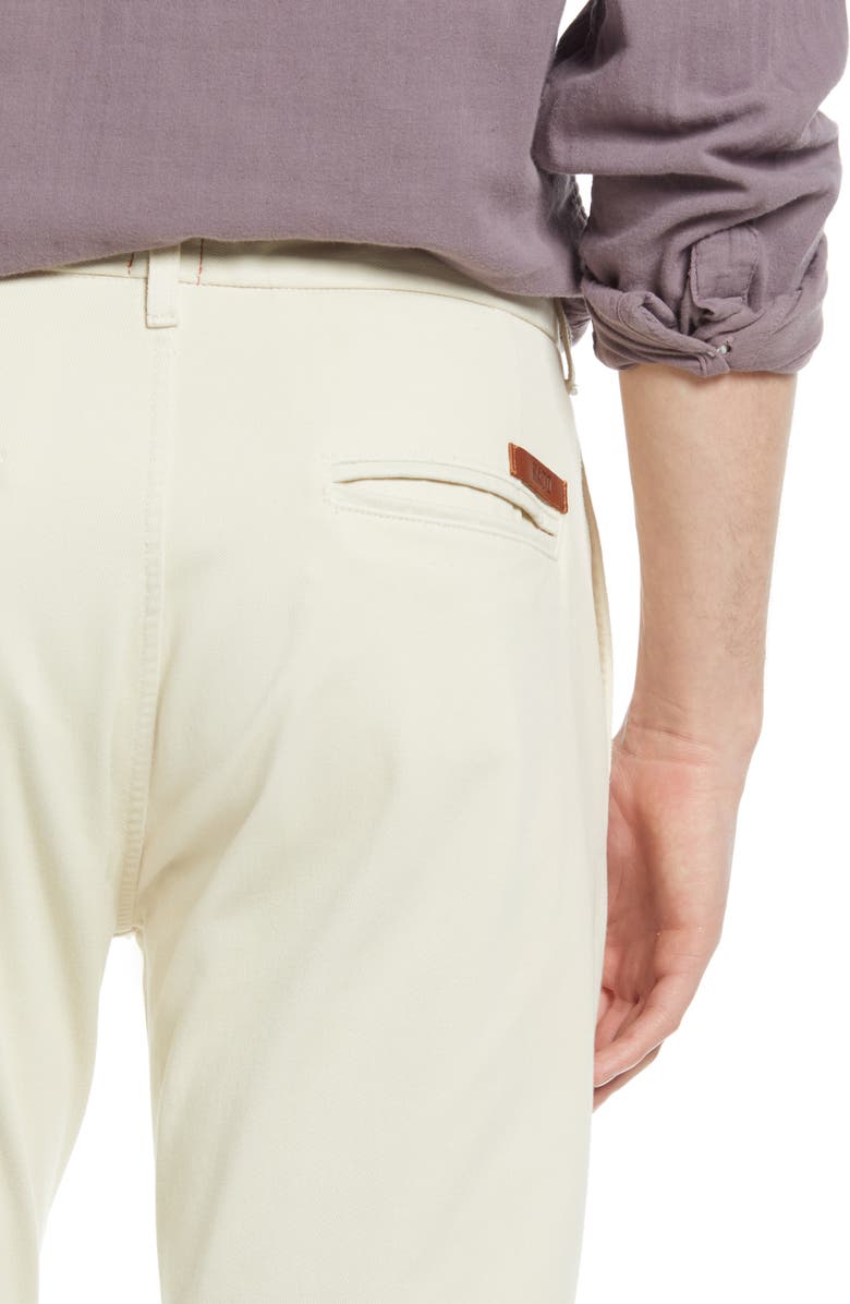 HIROSHI KATO Denit<sup>®</sup> Slim Fit Stretch Chino Pants, Alternate, color, Ivory