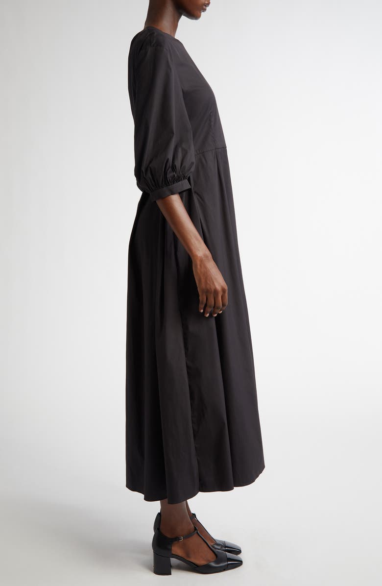Max Mara Clea Puff Sleeve Midi Dress, Alternate, color,