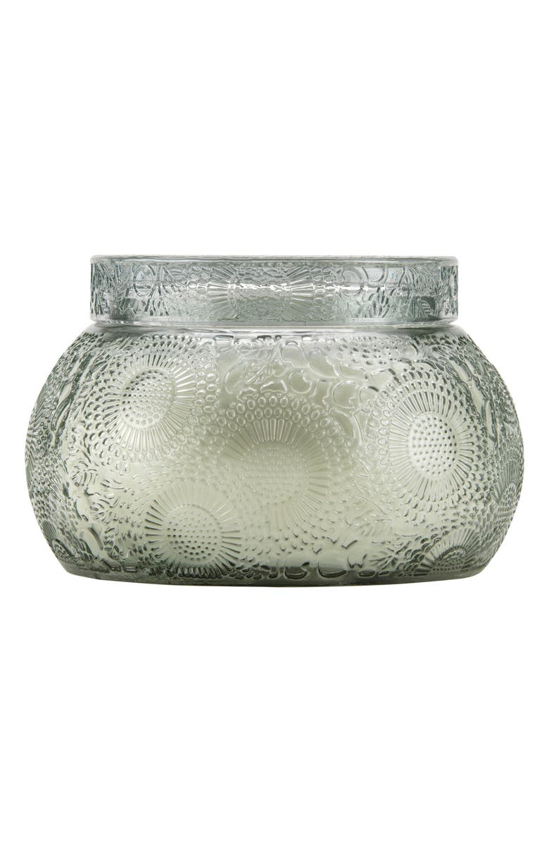 Voluspa Japonica Chawan Bowl Two-Wick Embossed Glass Candle, Main, color,