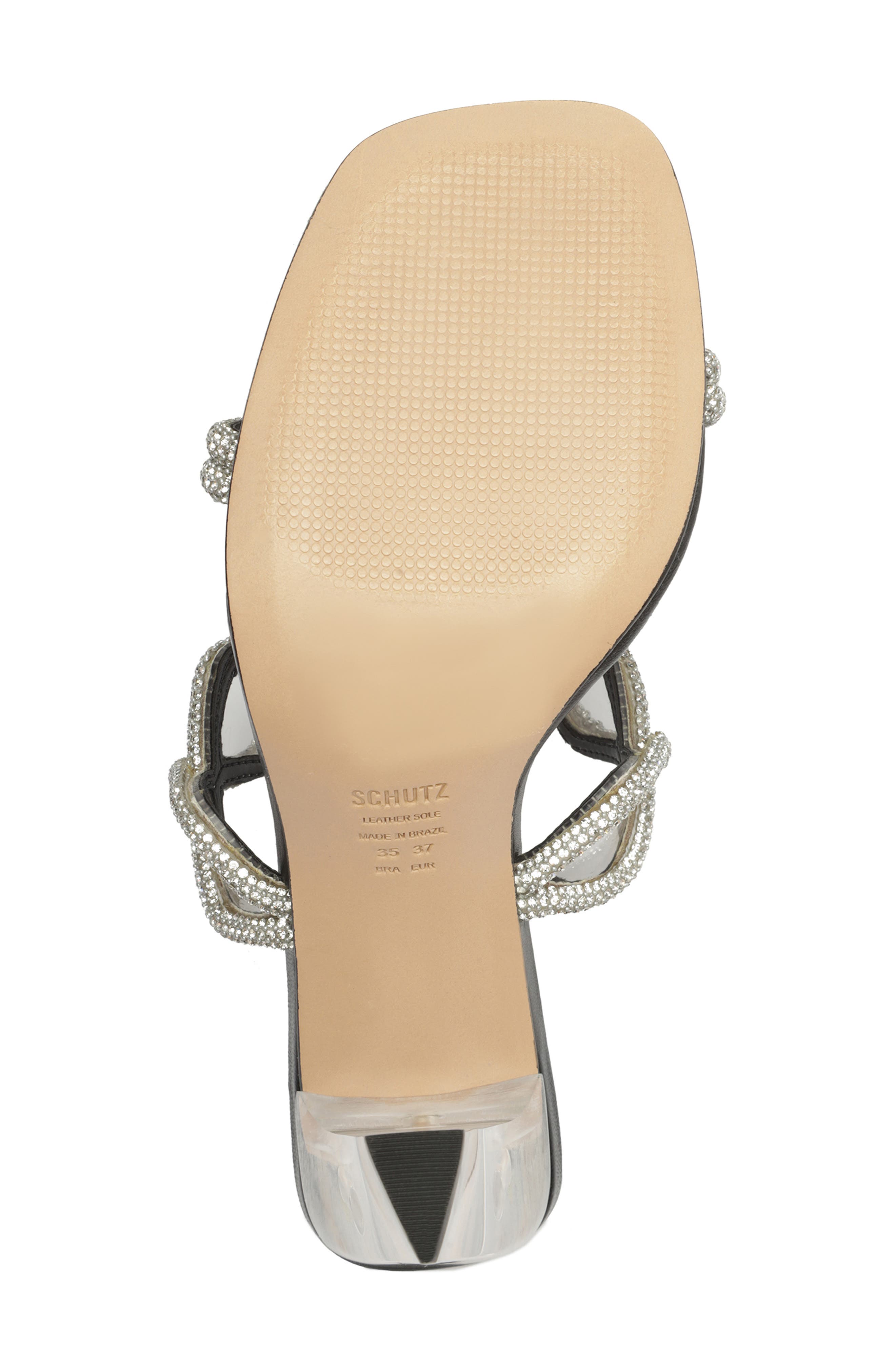 Schutz Arabella Glam Embellished Slide Sandal, Alternate, color, 