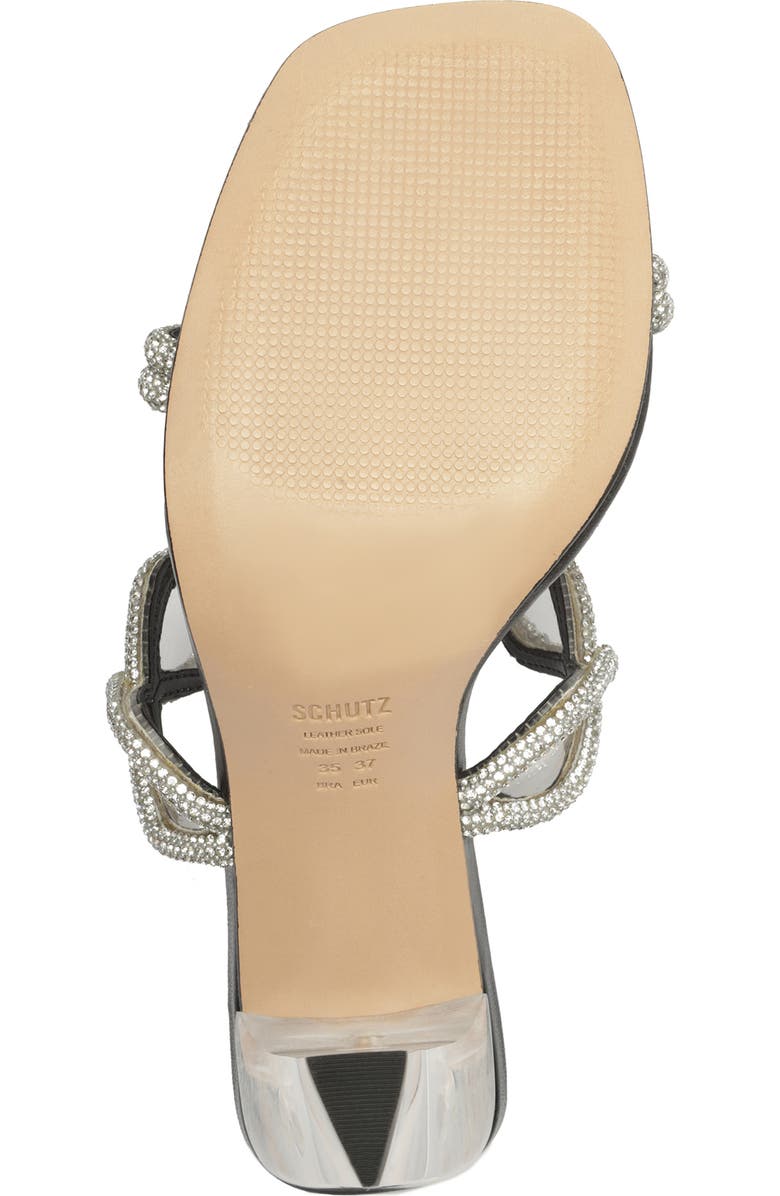 Schutz Arabella Glam Embellished Slide Sandal, Alternate, color,