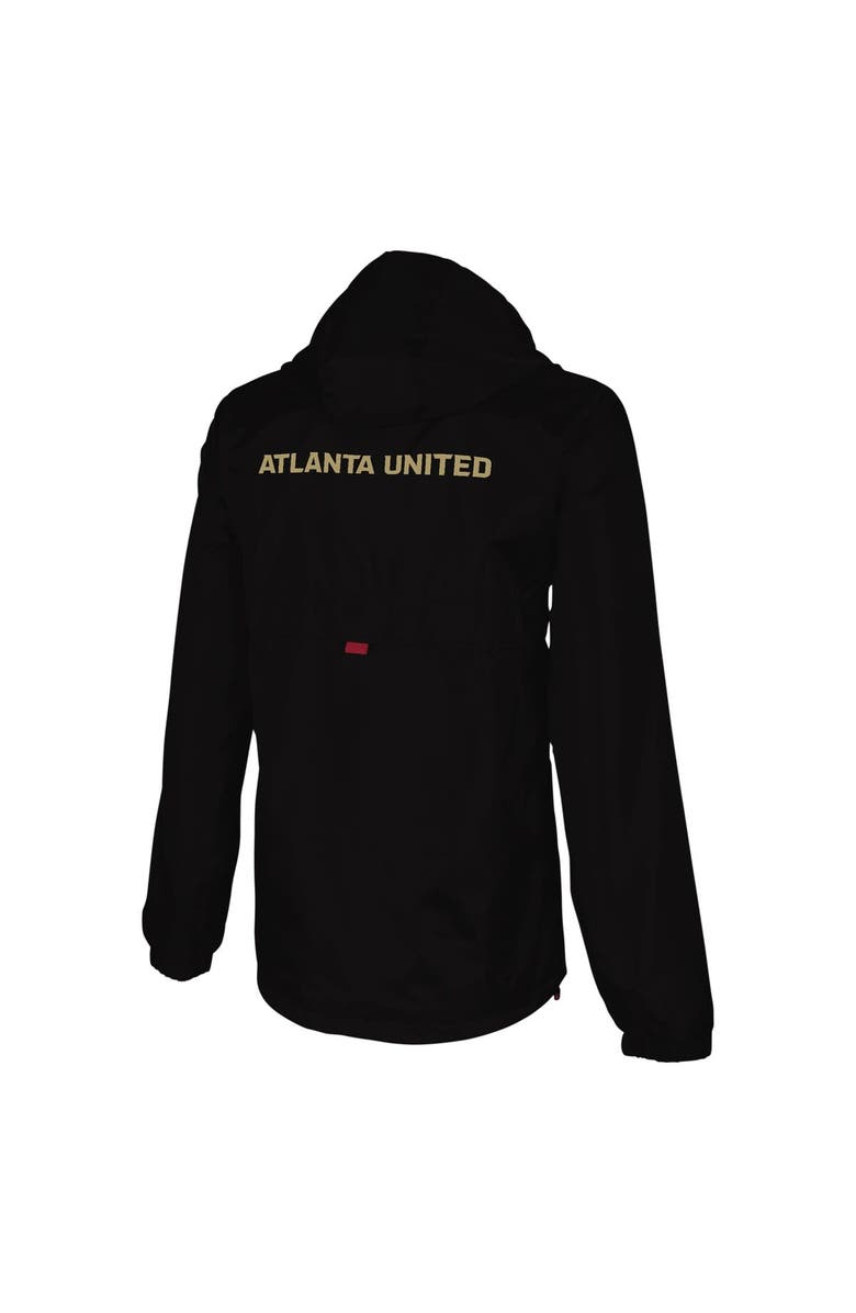 Stadium Essentials Men's Stadium Essentials Black Atlanta United FC Compete Quarter-Zip Hoodie Jacket, Alternate, color, 