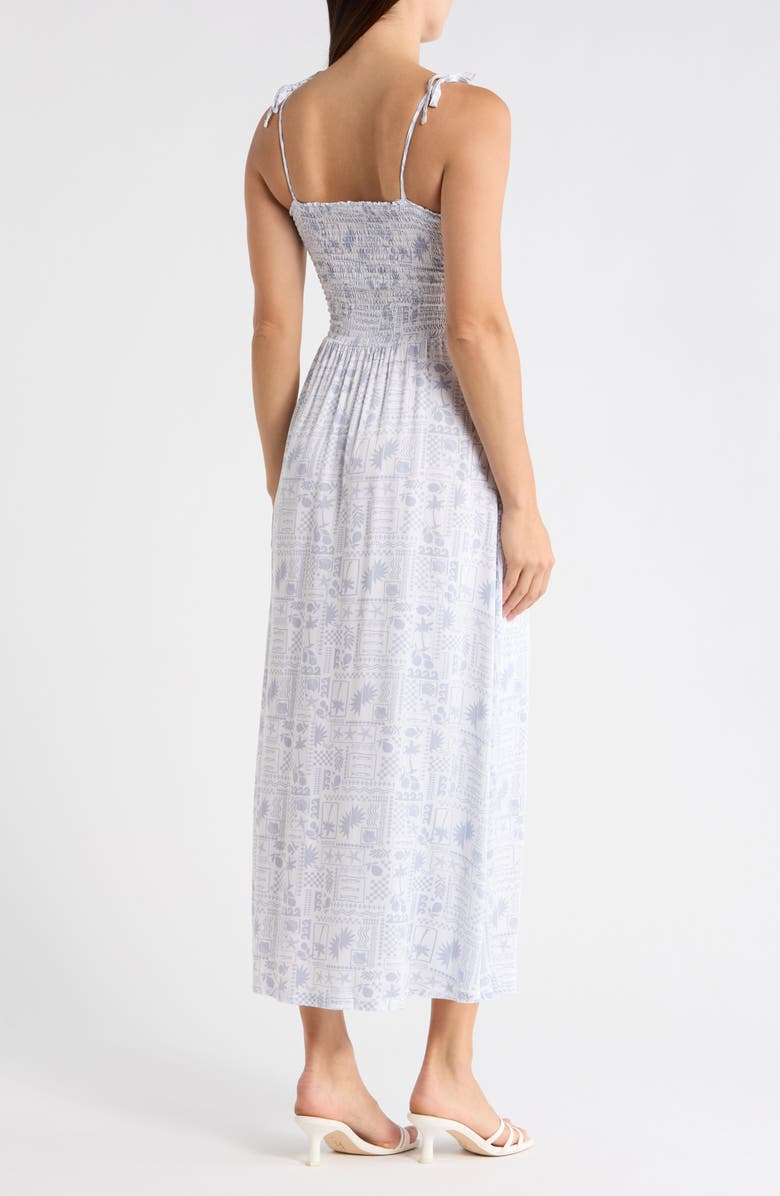 Splendid Printed Midi Dress, Alternate, color, Sunny Print