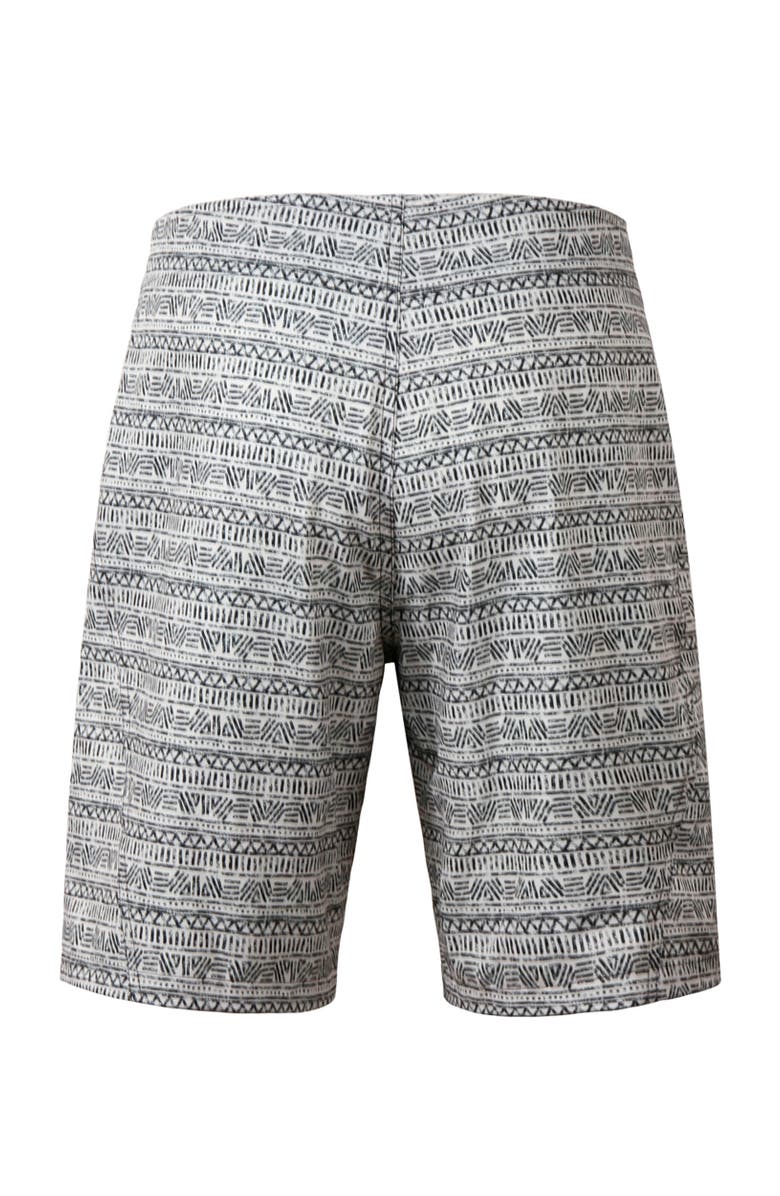 UV Skinz Coastal Board Shorts - 9 Inch, Alternate, color, Cool Grey Aztec Stripe