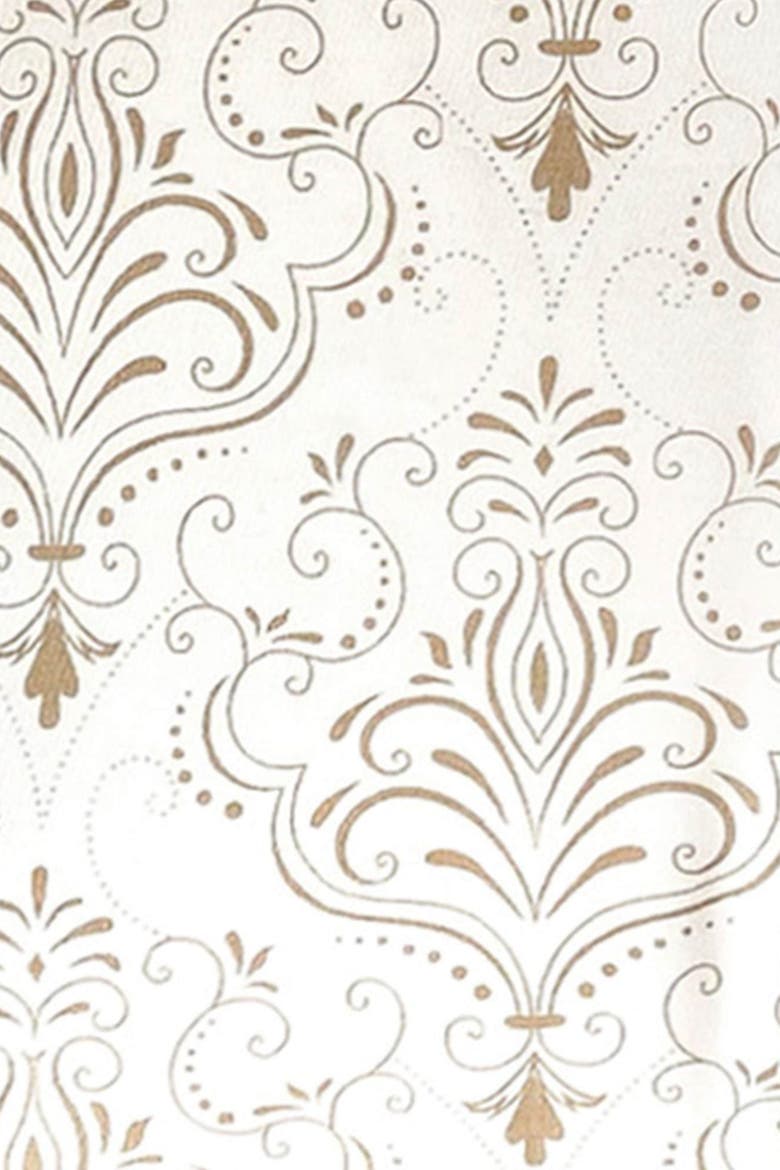 Cooling 100% Viscose Duvet Cover Set - Soft, Breathable Sleep, Alternate, color, White Damask