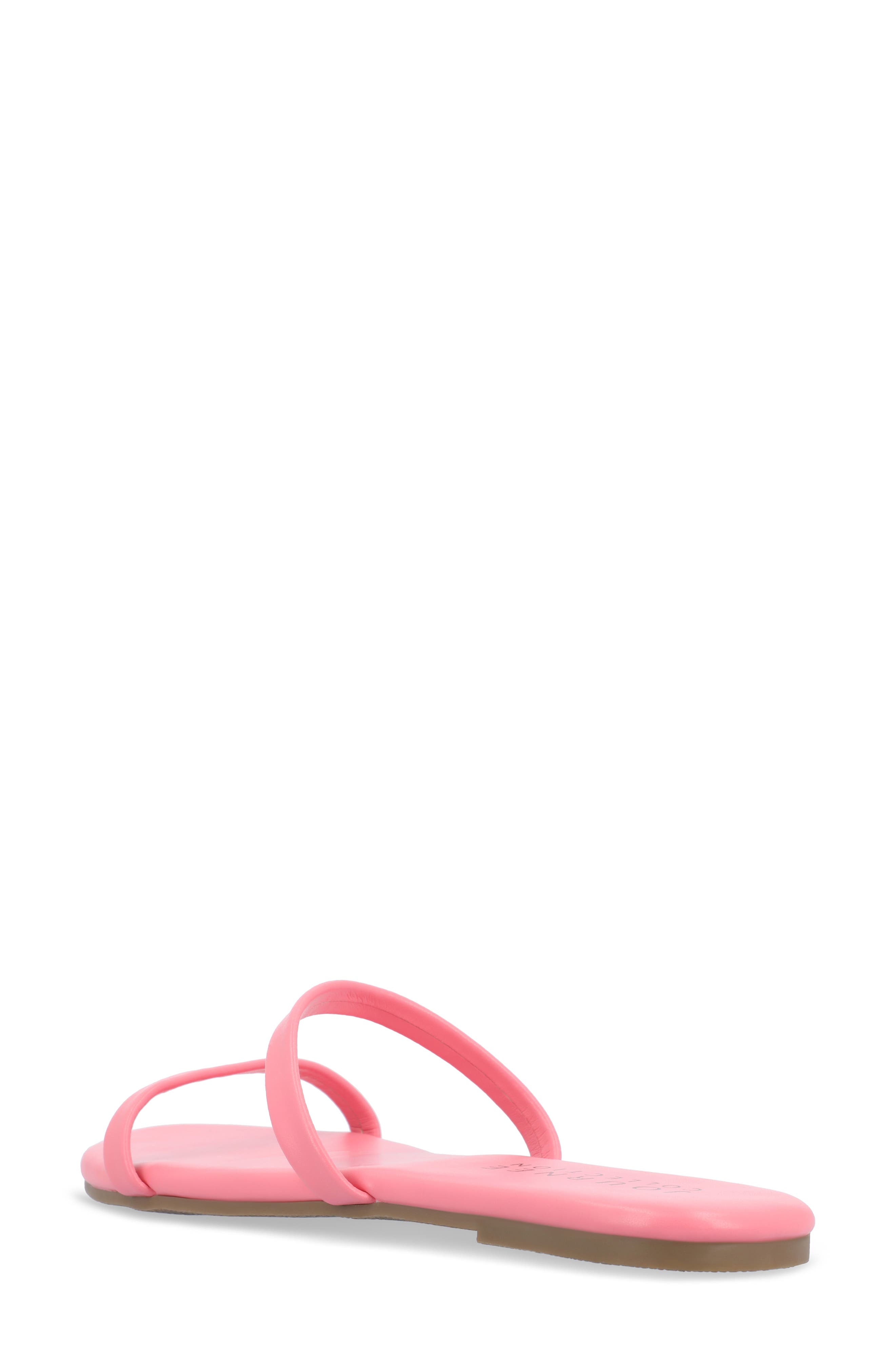 Journee Collection Adyrae Slide Sandal, Alternate, color, Pink