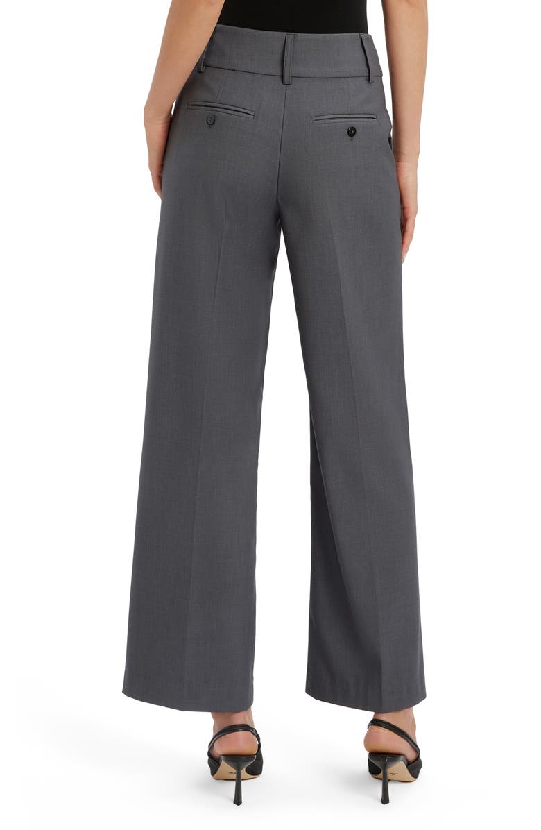 Bardot Maika Straight Leg Pants, Alternate, color, Dark Grey