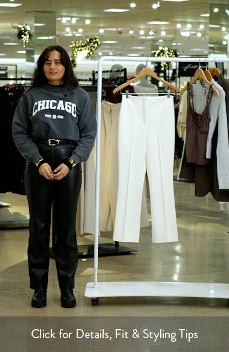 Kean Pintuck Pleat Crop Pants, sales video thumbnail