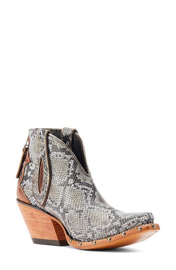 Ariat Greeley Western Bootie In Animal Print