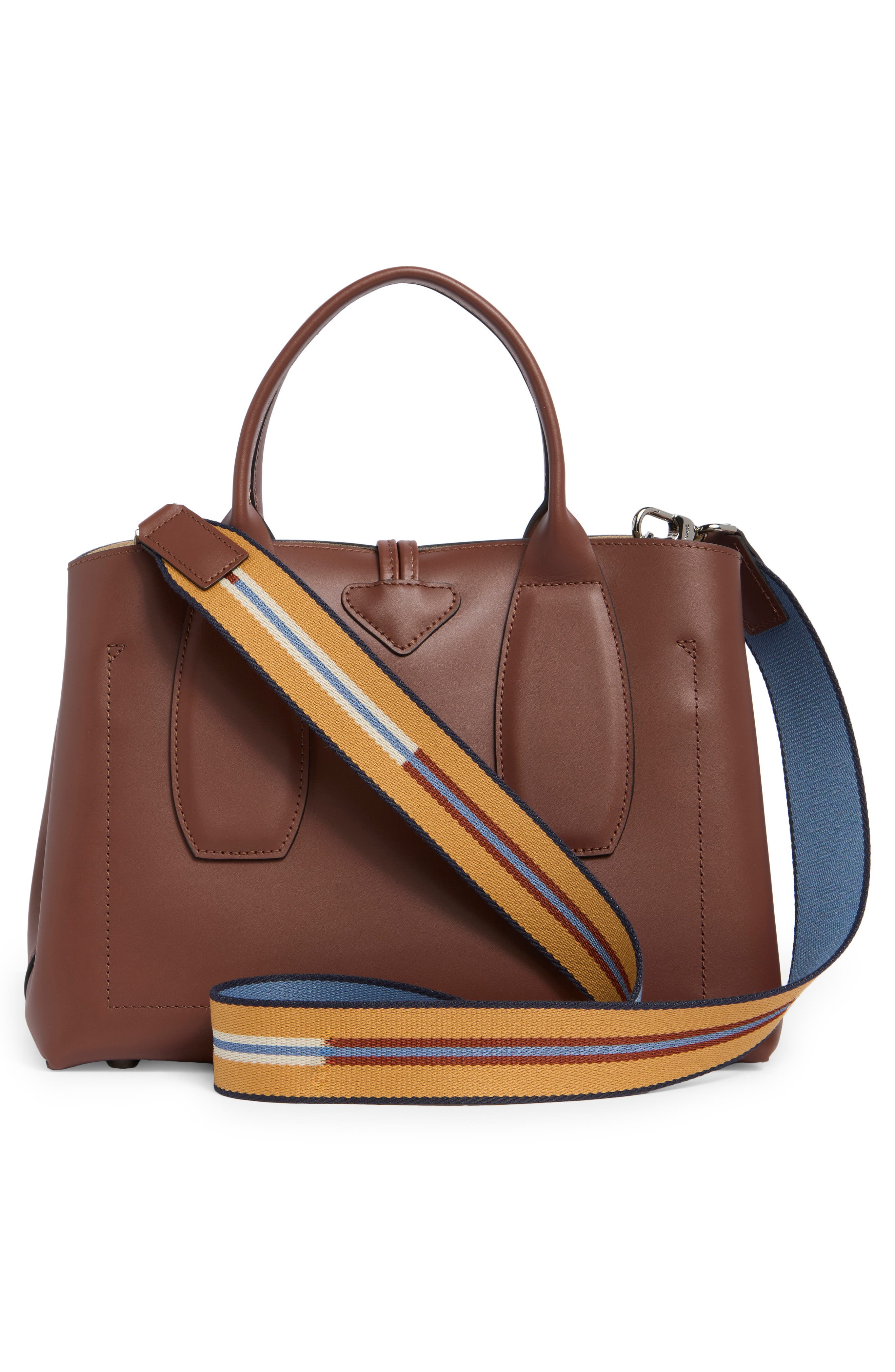 Roseau Medium Satchel, Alternate, color, EBONY