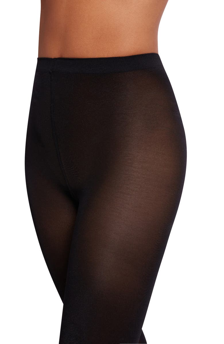 Wolford Opaque Tights, Alternate, color, Black