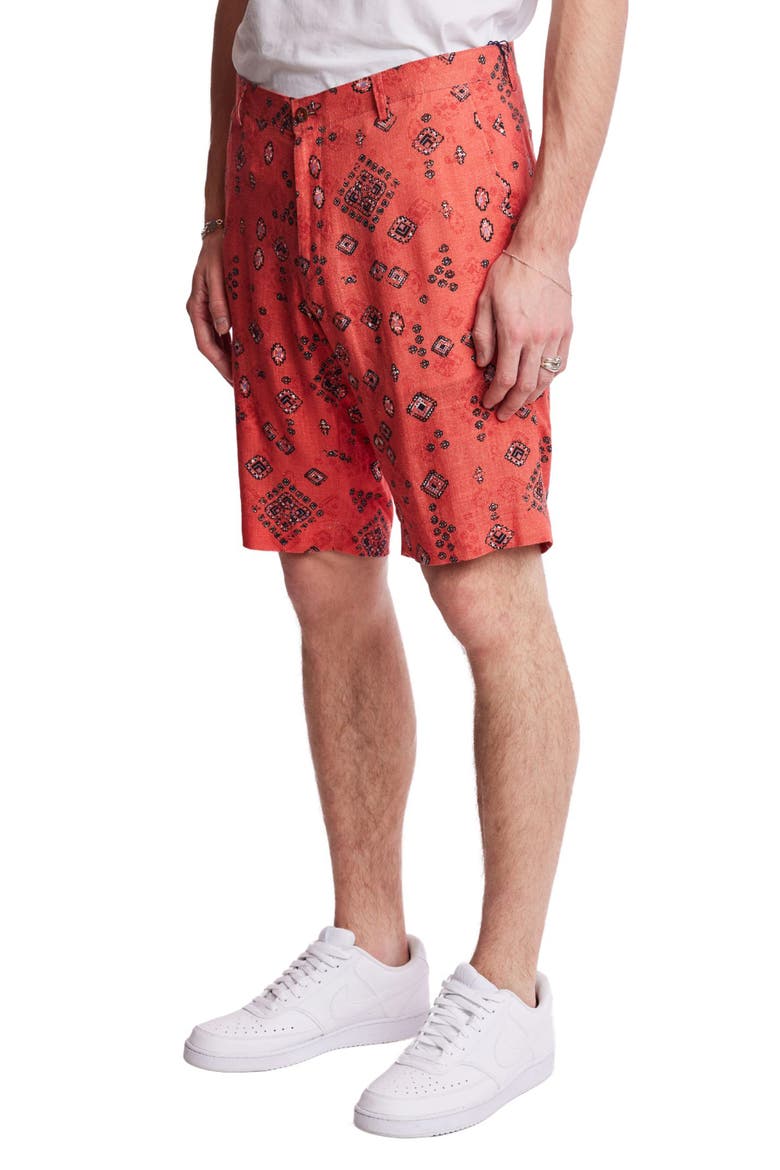Felix Slim Fit Shorts, Alternate, color, MARRAKESH ORANGE