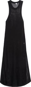 Nordstrom Sheer Open Knit Cover-Up Dress