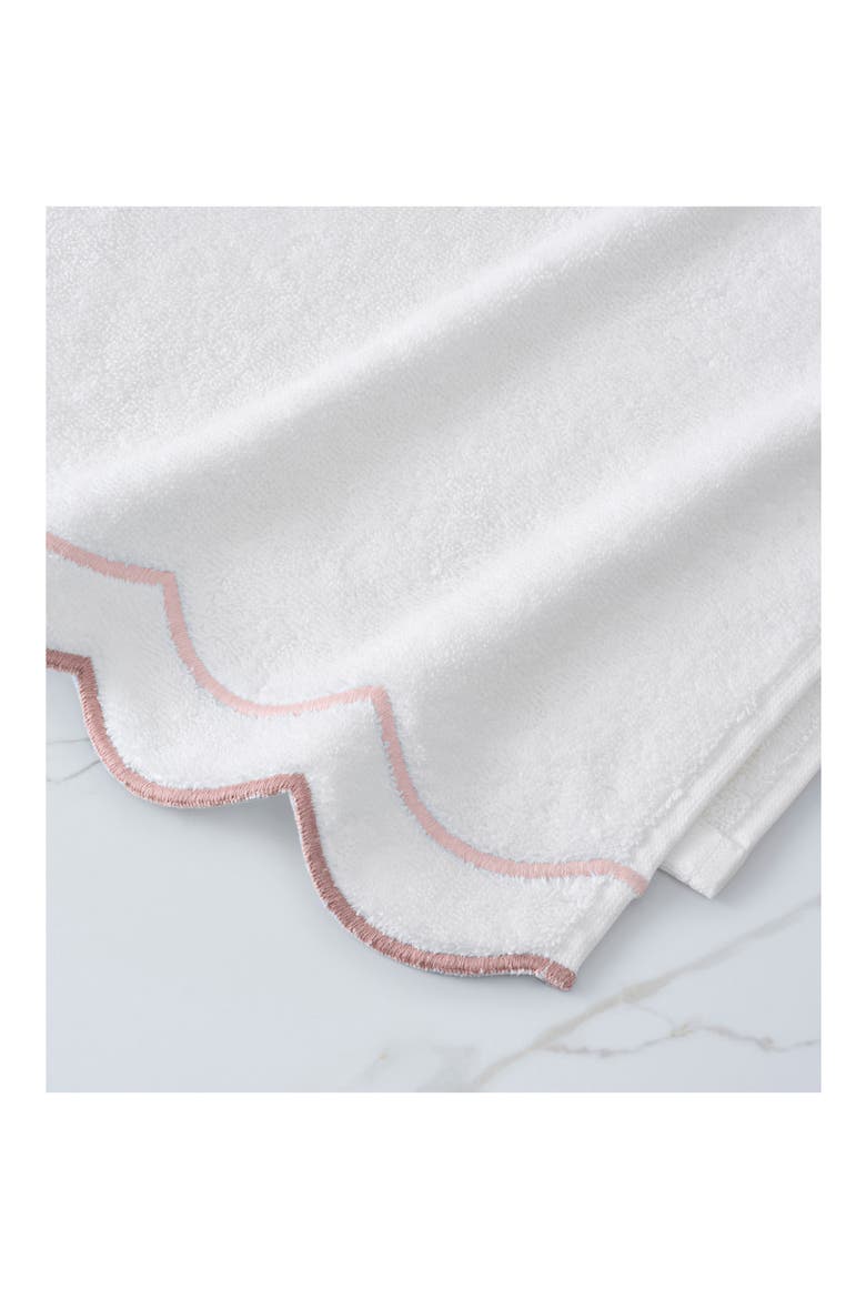 Scallop Hand Towel, Alternate, color, BLUSH
