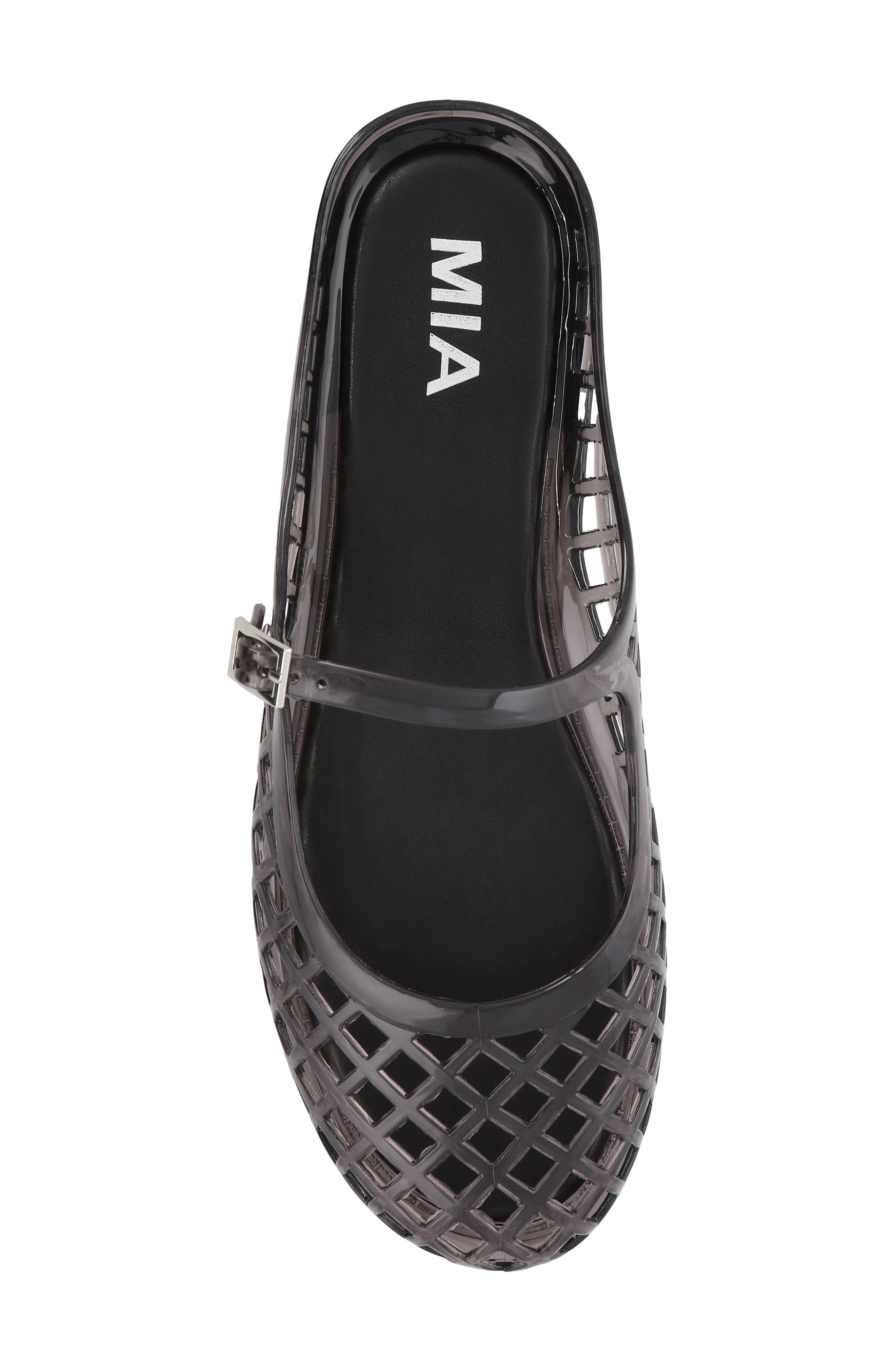 MIA Cherri Buckle Strap Flat, Alternate, color, Black