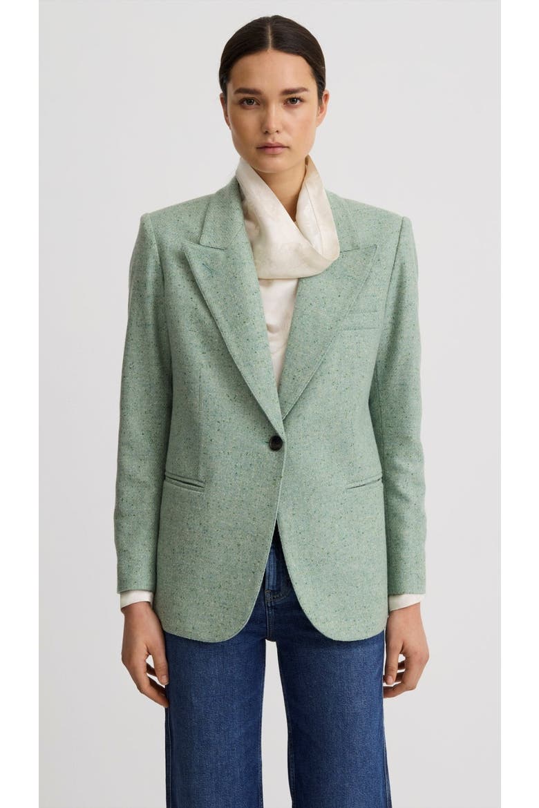 90's Blazer, Alternate, color, Aqua Donegal