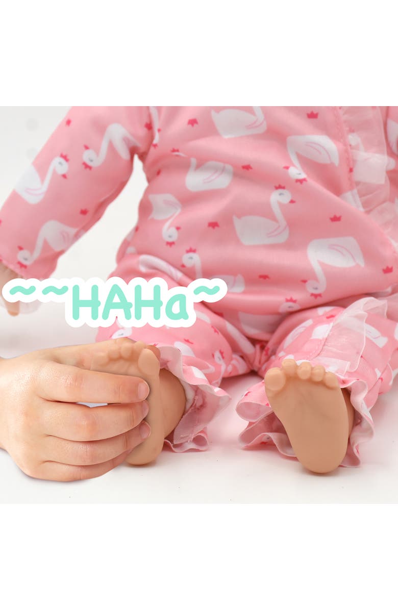 Little Darlings 14" Kiss N Tickles Baby Doll Pink, Alternate, color, Multicolored