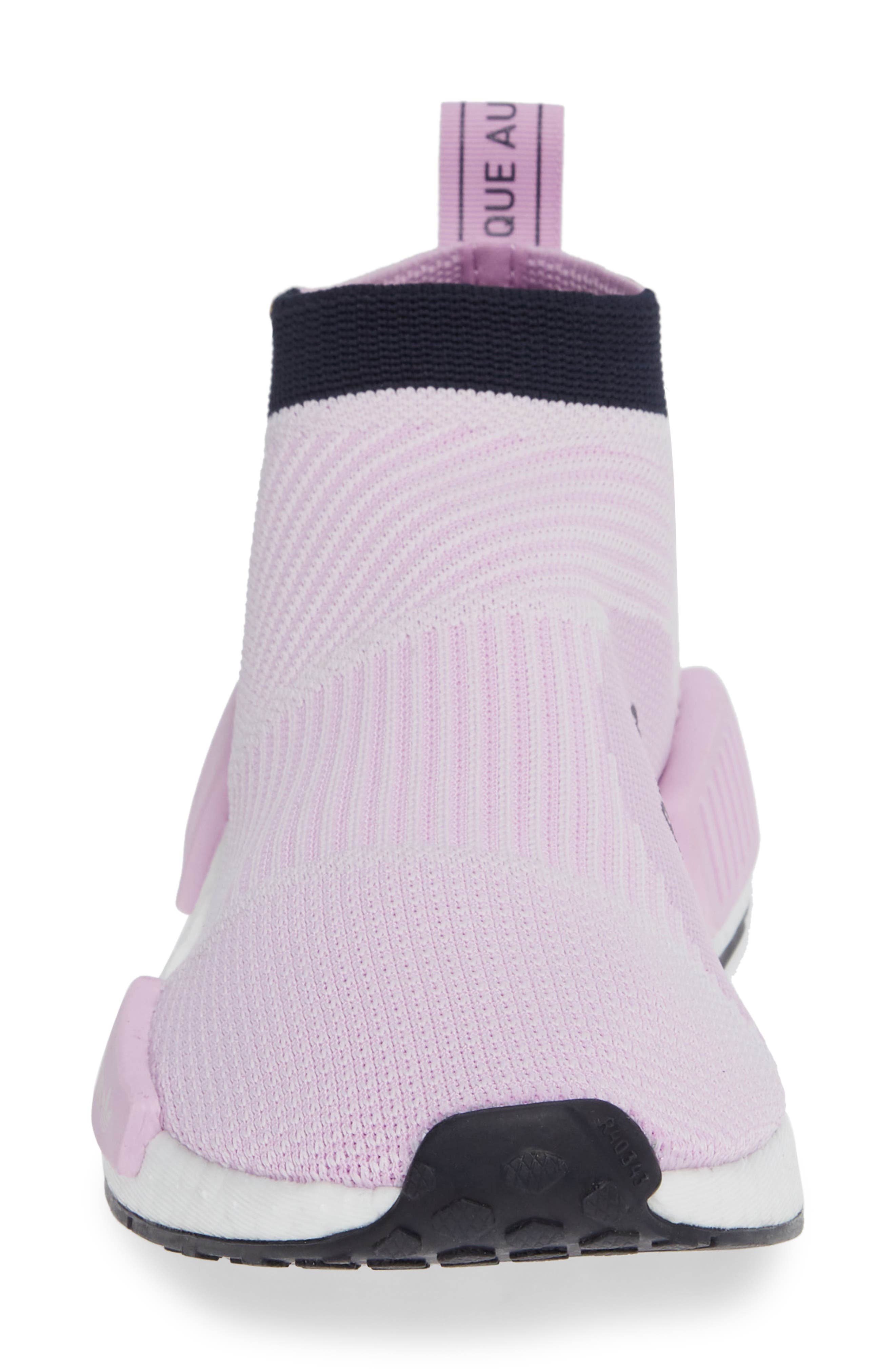 NMD_CS1 Primeknit Sneaker, Alternate, color, CLEAR LILAC/ LEGEND INK
