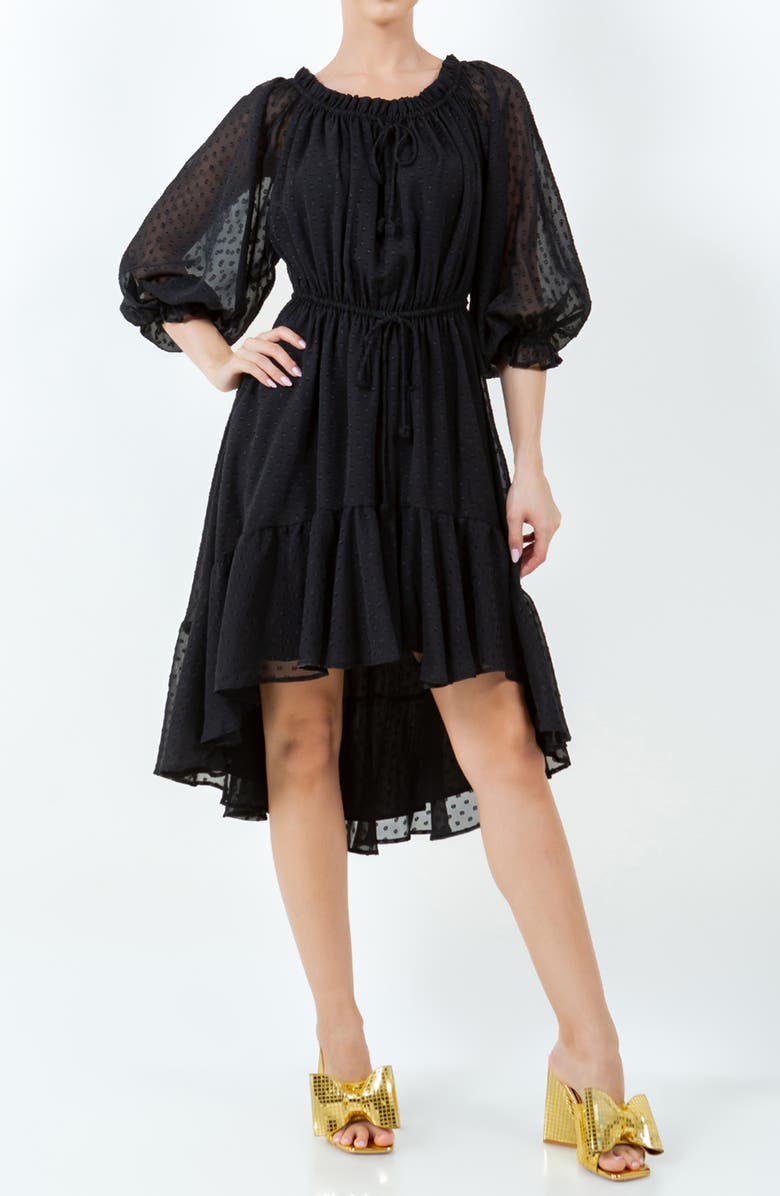 MEGHAN LA Keiko Midi Dress, Alternate, color, 