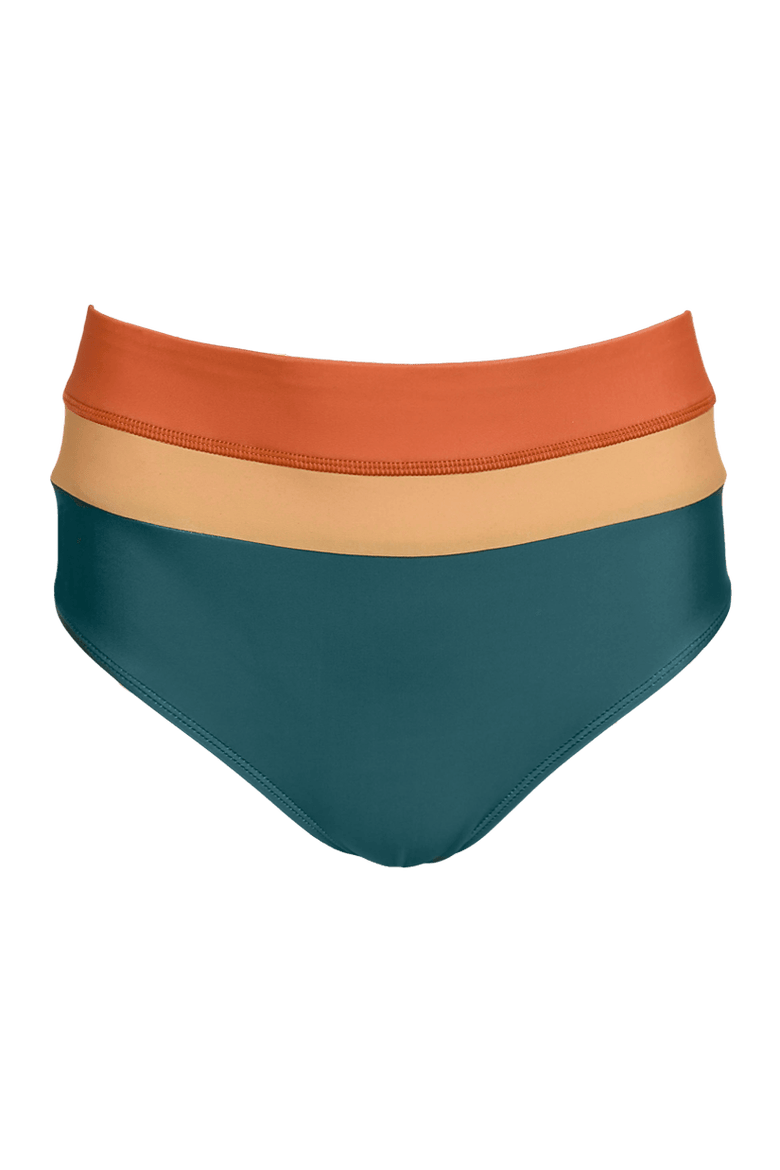 Colorblock Swim Bottom, Alternate, color, Atlantic