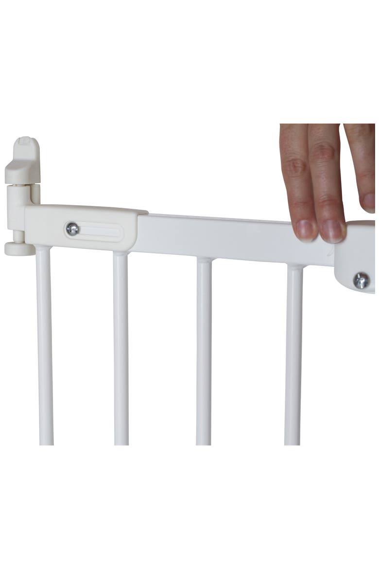 Flexi Fit Extending Hard Mount Safety Gate, Alternate, color, WHITE