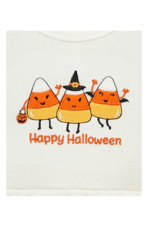 Little Me Halloween Candy Corn Bodysuit, Leggings & Headband Set In Multi