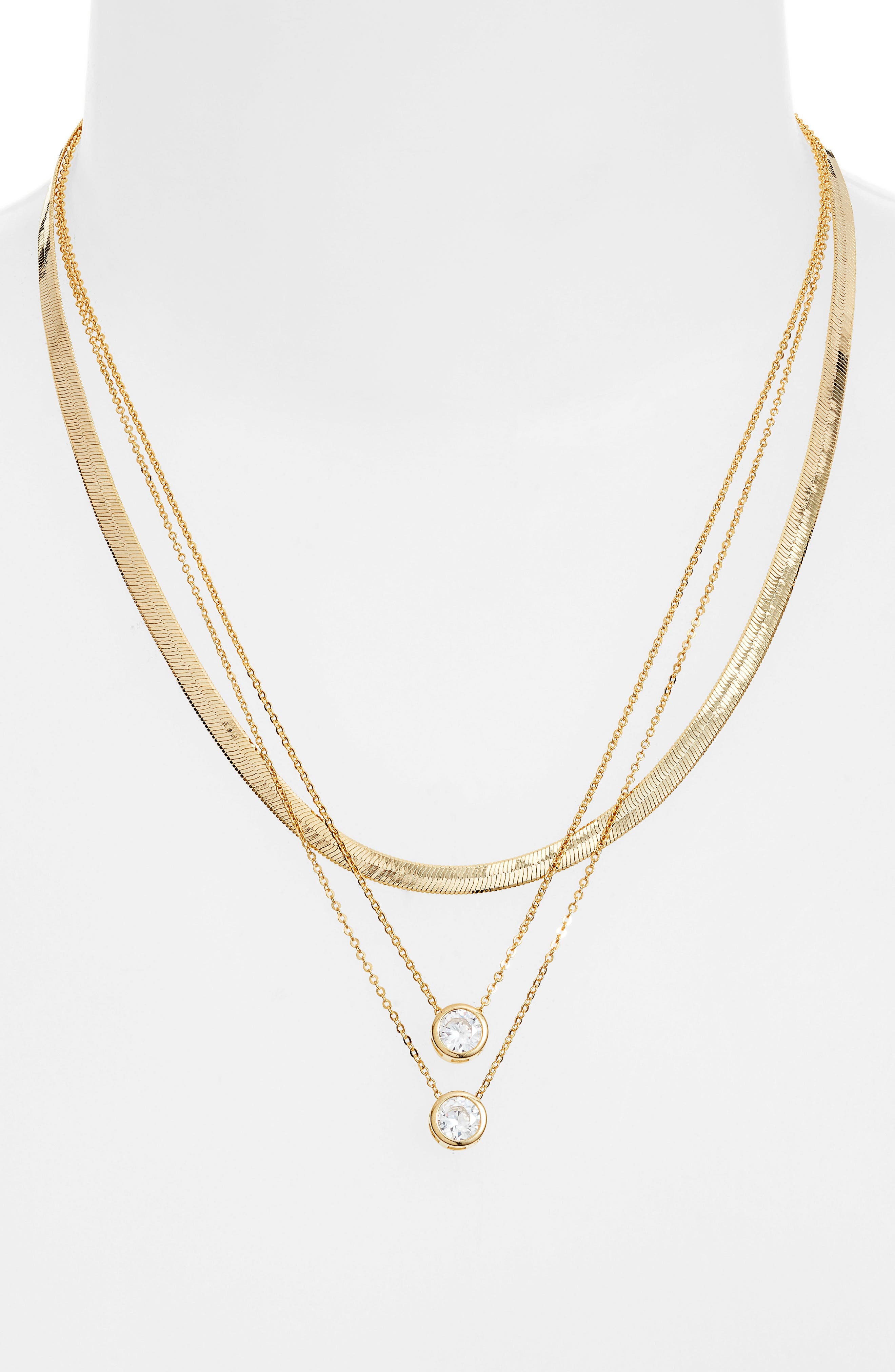 8 Other Reasons x Draya Michele Gems for Her Triple Layer Necklace ...