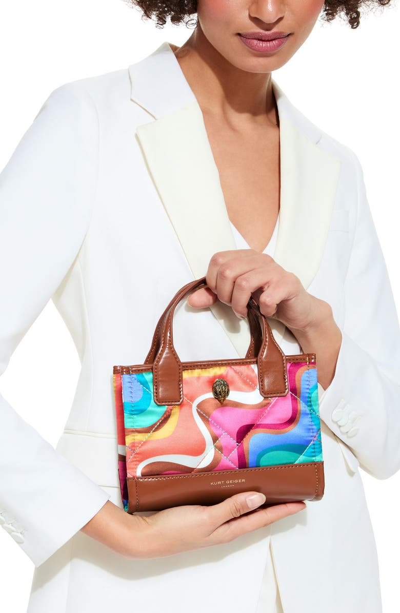 Kurt Geiger London Extra Small Quilted Shopper Bag, Alternate, color,