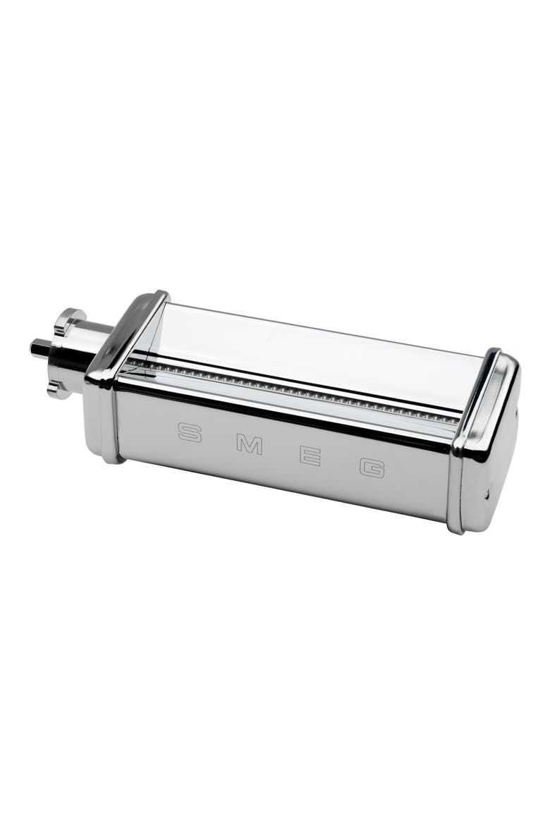 Spaghetti Roller/Cutter Chrome Attachment for smeg Stand Mixer, Main, color, CHROME