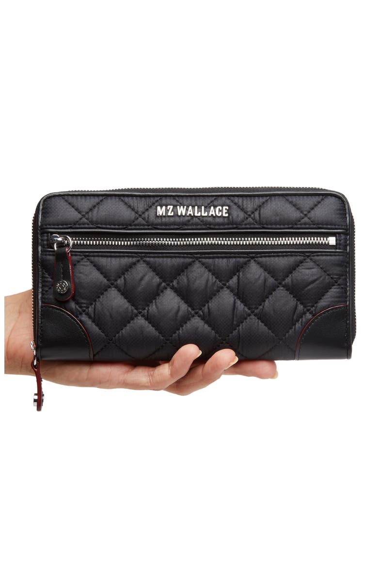 Long Crosby Wallet, Alternate, color, BLACK