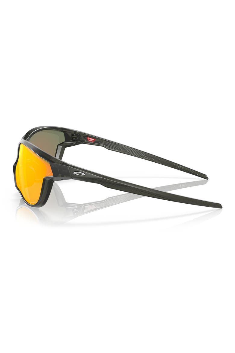 73mm Square Sunglasses, Alternate, color, MATTE GREY SMOKE PRIZM RUBY