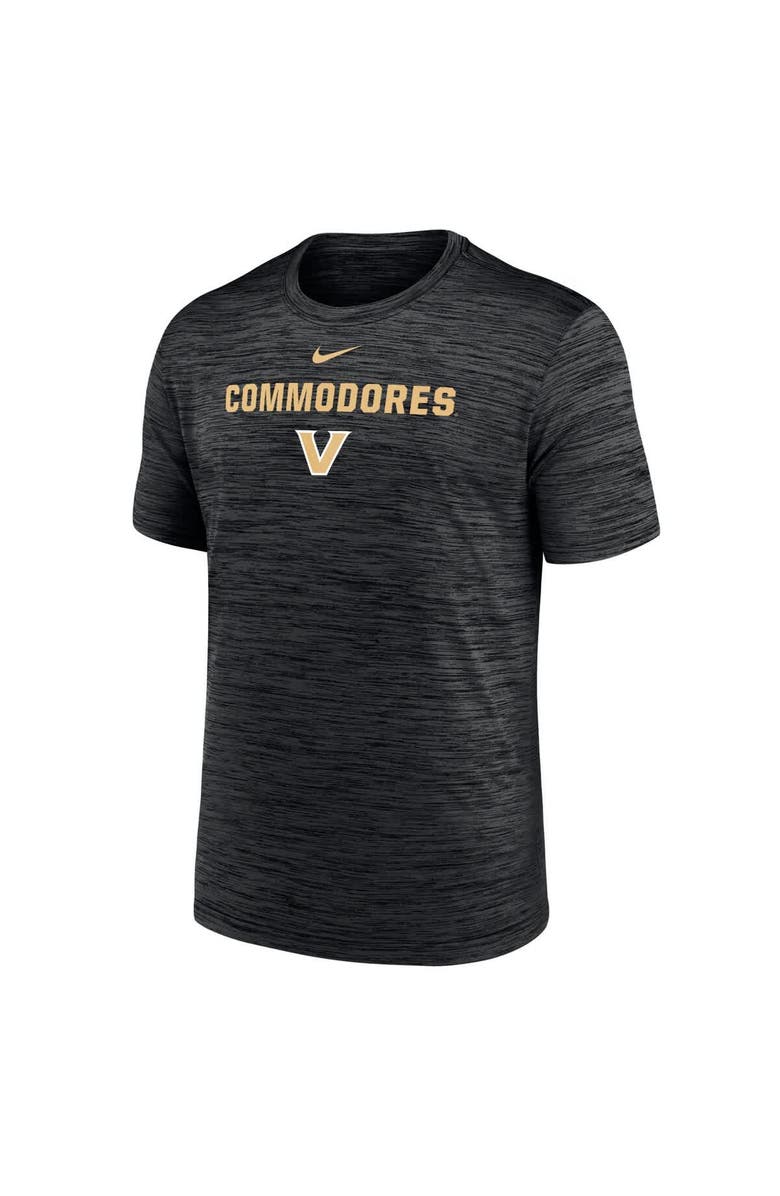 Nike Men's Nike Black Vanderbilt Commodores Velocity Performance T-Shirt, Alternate, color, Black
