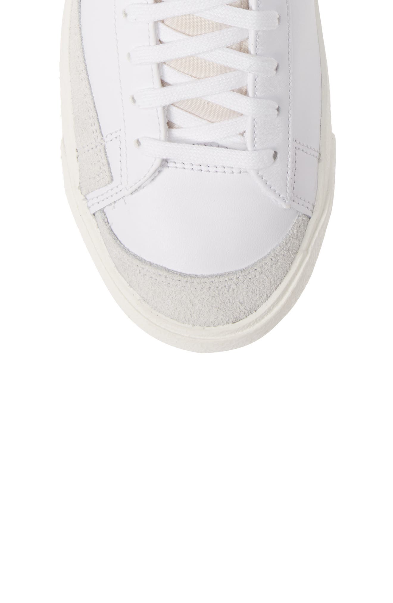 BLAZER MID 77 VNTG, Alternate, color, WHITE/ VOLTAGE PURPLE/ SAIL