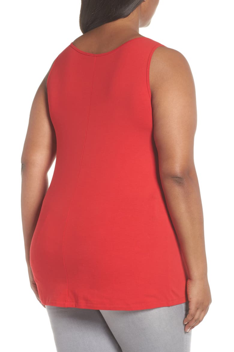 Perfect Scoop Tank, Alternate, color, RED SANGRIA