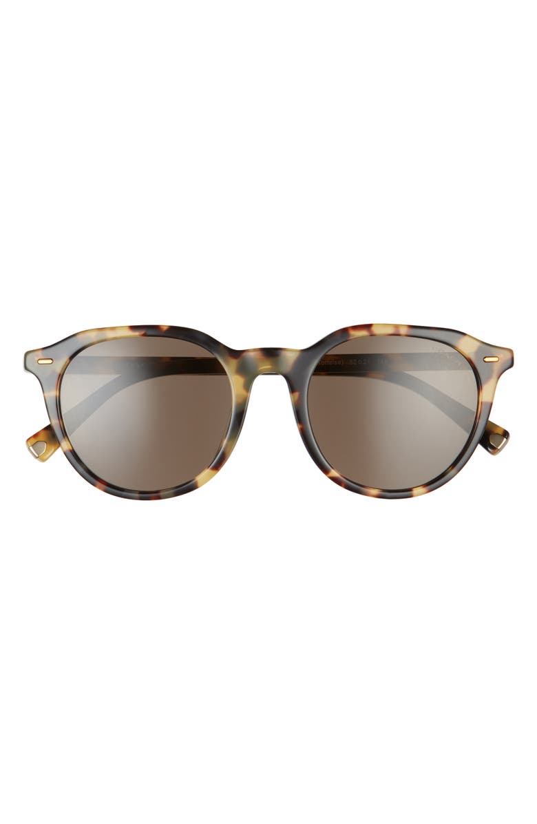 COACH 52mm Phantos Sunglasses, Main, color, Tokyo Tortoise Brown
