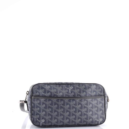 Pre-owned Goyard  Goyard Cap Vert Bag Coated Canvas In Gray