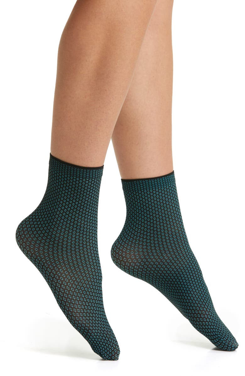 Oroblu Assorted 2-Pack Twins Micropattern Ankle Socks, Main, color, 