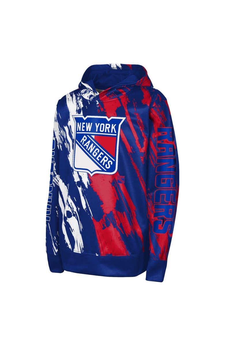 Outerstuff Preschool Blue New York Rangers Master Snipe Pullover Hoodie, Alternate, color,